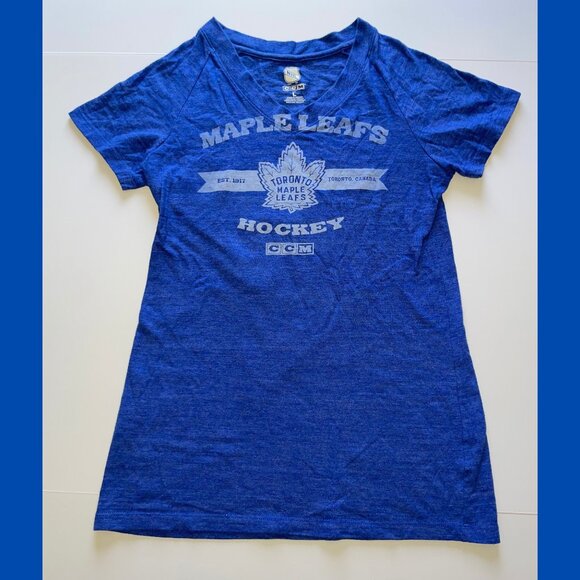 NHL CCM Toronto Maple Leafs T-Shirt size Large - Picture 2 of 7